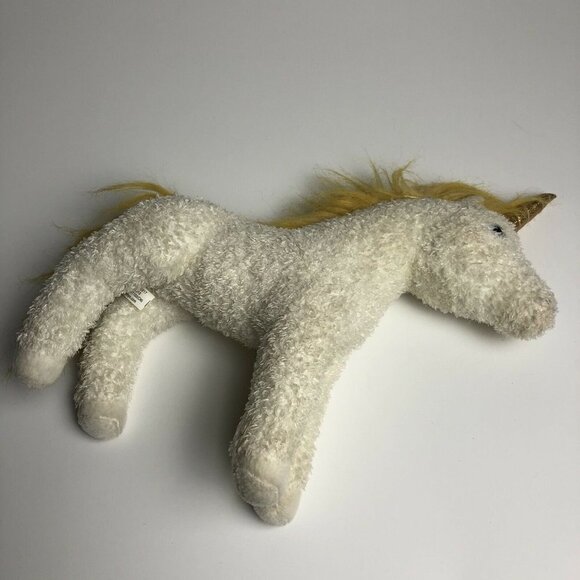 Douglas Unicorn Plush Stuffed Animal‎ Toy White Golden 2013 11” tall - Picture 3 of 6